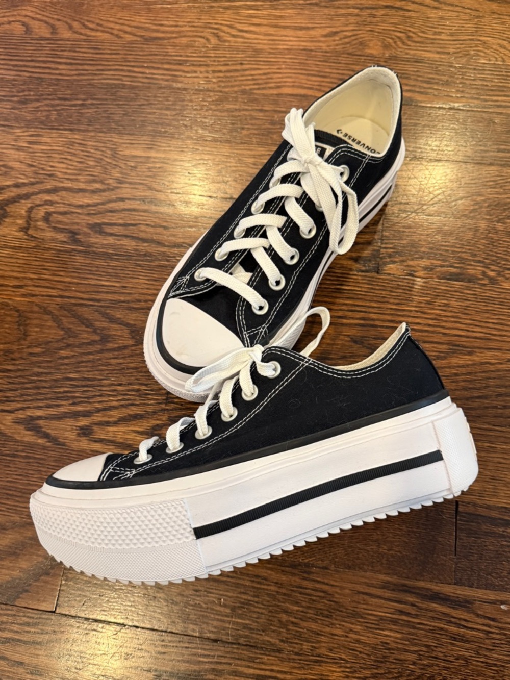 Converse Chuck Taylor All Star Lift Double Stack Women Platform 8 black - Picture 3 of 9